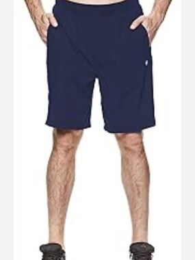 GAIAM Navy Zip Pocket Active Shorts EUC